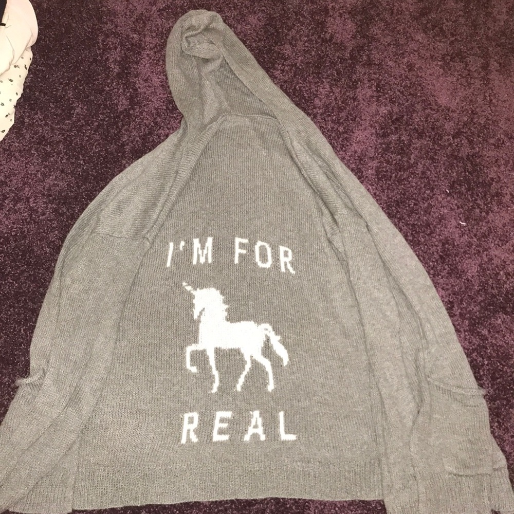 Gray sweater- used